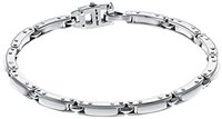 Bracciale Zancan Uomo in Acciaio Diamante 0.01 Ct KXB012RB - KXB012RB